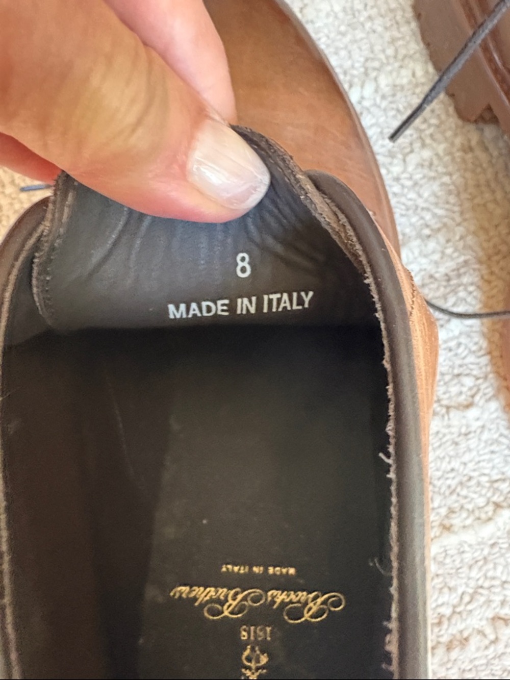 Brooks Brothers Tan/Brown Leather Chukka Boots - Picture 7 of 9